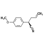 CAS#: 494802-83-4， (2R)-2-(4-Methoxyphenyl)-4-Pentenenitrile