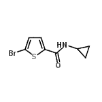 CAS#: 495382-05-3， 5-Bromo-N-Cyclopropyl-2-Thiophenecarboxamide