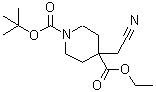 CAS#: 495414-81-8， 4-(Cyanomethyl)-1,4-Piperidinedicarboxylic Acid 1-(1,1-Dimethylethyl) 4-Ethyl Ester