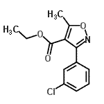 CAS#: 495417-28-2， Ethyl 3-(3-Chlorophenyl)-5-Methyl-1,2-Oxazole-4-Carboxylate