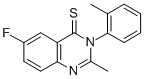 CAS#: 49579-43-3， 6-Fluoro-2-Methyl-3-(2-Methylphenyl)-4(3H)-Quinazolinethione