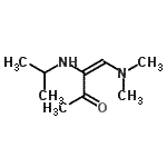 CAS 登录号：49582-65-2， (3E)-4-(二甲基氨基)-3-(异丙基氨基)-3-丁烯-2-酮