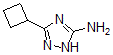 structure of CAS# 496057-24-0, 3-Cyclobutyl-1H-1,2,4-Triazol-5-Amine;1H-1,2,4-Triazol-3-Amine,5-Cyclobutyl-(9CI);5-CYCLOBUTYL-4H-1,2,4-TRIAZOL-3-YLAMINE;3-AMINO-5-CYCLOBUTYL-4H-1,2,4-TRIAZOLE