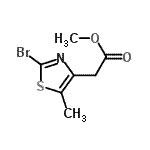 CAS#: 496062-15-8， Methyl 2-(2-Bromo-5-Methyl-Thiazol-4-Yl)Acetate