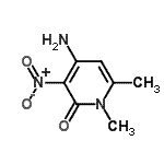 CAS#: 4966-94-3， 4-Amino-1,6-Dimethyl-3-Nitro-2(1H)-Pyridinone