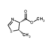 CAS#: 496878-28-5， Methyl (4R,5S)-5-Methyl-4,5-Dihydro-1,3-Thiazole-4-Carboxylate