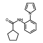 CAS#: 497057-44-0， N-[2-(1H-Pyrrol-1-Yl)Phenyl]Cyclopentanecarboxamide