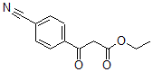 structure of CAS# 49744-93-6, 4-Cyano-beta-Oxo-Benzenepropanoic Acid Ethyl Ester;3-(4-CYANO-PHENYL)-3-OXO-PROPIONIC ACID ETHYL ESTER;ETHYL 3-(4-CYANOPHENYL)-3-OXOPROPANOATE