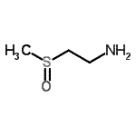 structure of CAS# 49773-19-5, 2-(Methylsulfinyl)Ethanamine;[2-(methylsulfinyl)ethyl]amine;[2-(methylsulfinyl)ethyl]amine hydrobromide;1-(methylsulfinyl)eth-2-ylamine
