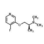 CAS#: 497948-96-6， (2S)-1-[(4-Fluoro-3-Pyridinyl)Oxy]-N,N-Dimethyl-2-Propanamine