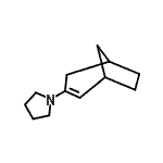 CAS#: 49826-47-3， 1-(Bicyclo[3.2.1]Oct-2-En-3-Yl)Pyrrolidine