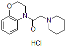 CAS#: 49830-98-0， 4-Piperidinoacetyl-3,4-dihydro-2H-1,4-benzoxazine hydrochloride