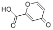 structure of CAS# 499-05-8, Comanic Acid;4-Oxo-4H-Pyran-2-Carboxylic Acid Gamma-Pyrone-2-Carboxylic Acid;4H-Pyran-2-Carboxylic Acid, 4-Oxo-;4-OXO-4H-PYRAN-2-CARBOXYLIC ACID
