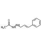 CAS#: 499105-47-4， N'-[(2E)-3-Phenyl-2-Propen-1-Yl]Acetohydrazide