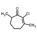 CAS#: 499197-94-3， 2-Chloro-3,7-Dimethyl-2-Cyclohepten-1-One