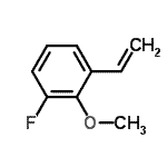 CAS#: 499235-07-3， 1-Fluoro-2-Methoxy-3-Vinylbenzene