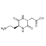 CAS#: 499775-00-7， [(2R,5S)-5-(2-Aminoethyl)-3,6-Dioxo-2-Piperazinyl]Acetic Acid