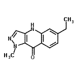 CAS#: 499790-76-0， 6-Ethyl-1-Methyl-1,4-Dihydro-9H-Pyrazolo[4,3-b]Quinolin-9-One