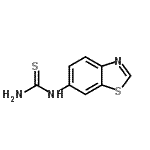 CAS#: 499984-83-7， 1-(1,3-Benzothiazol-6-Yl)Thiourea