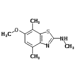 CAS#: 500138-28-3， 6-Methoxy-N,4,7-Trimethyl-1,3-Benzothiazol-2-Amine