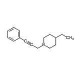 CAS#: 500141-20-8， 4-Ethyl-1-(3-Phenyl-2-Propyn-1-Yl)Piperidine