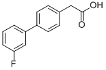 structure of CAS# 5002-38-0, (3'-Fluoro-Biphenyl-4-Yl)-Acetic Acid;(3'-FLUORO-BIPHENYL-4-YL)-ACETIC ACID;4-(3-Fluorophenyl)Phenylacetic Acid;4-BIPHENYL-3'-FLUORO-ACETIC ACID