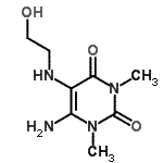 CAS#: 500338-04-5， 6-Amino-5-[(2-Hydroxyethyl)Amino]-1,3-Dimethyl-2,4(1H,3H)-Pyrimidinedione