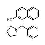CAS#: 500352-91-0， 1-[Phenyl(1-Pyrrolidinyl)Methyl]-2-Naphthol