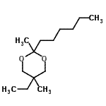 CAS#: 500358-77-0， 5-Ethyl-2-Hexyl-2,5-Dimethyl-1,3-Dioxane