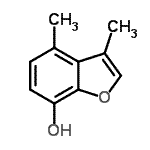 CAS#: 500364-29-4， 3,4-Dimethyl-1-Benzofuran-7-Ol