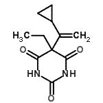 CAS#: 500535-07-9， 5-(1-Cyclopropylvinyl)-5-Ethyl-2,4,6(1H,3H,5H)-Pyrimidinetrione