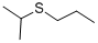 structure of CAS# 5008-73-1, Isopropyl n-Propyl Sulfide;2-(Propylthio)Propane;Sulfide, Isopropyl Propyl;Inchi=1/C6h14s/C1-4-5-7-6(2)3/H6h,4-5H2,1-3H