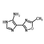 CAS#: 500861-85-8， 4-(5-Methyl-1,2,4-Oxadiazol-3-Yl)-1H-Imidazol-5-Amine