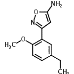 CAS#: 501116-73-0， 3-(5-Ethyl-2-Methoxyphenyl)-1,2-Oxazol-5-Amine