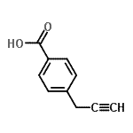 CAS#: 501127-50-0， 4-(2-Propyn-1-Yl)Benzoic Acid