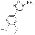 structure of CAS# 501325-88-8, 3-(3,4-Dimethoxy-Phenyl)-Isoxazol-5-Ylamine