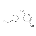 CAS#: 501346-06-1， 2-(3-Ethylcyclopentyl)Succinic Acid