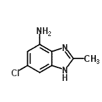CAS#: 501688-77-3， 6-Chloro-2-Methyl-1H-Benzimidazol-4-Amine