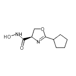 CAS#: 501701-37-7， (4R)-2-Cyclopentyl-N-Hydroxy-4,5-Dihydro-1,3-Oxazole-4-Carboxamide