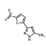 CAS 登录号：5019-56-7， 5-甲基-3-(5-硝基-2-呋喃基)-1H-1,2,4-三唑