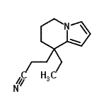 CAS#: 501909-24-6， 3-(8-Ethyl-5,6,7,8-Tetrahydro-8-Indolizinyl)Propanenitrile