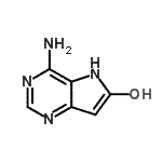 CAS#: 501920-22-5， 4-Amino-5H-Pyrrolo[3,2-d]Pyrimidin-6-Ol