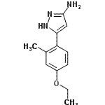 CAS#: 502132-59-4， 5-(4-Ethoxy-2-Methylphenyl)-1H-Pyrazol-3-Amine