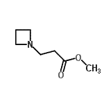 结构式 CAS# 502144-09-4, 甲基3-(1-氮杂环丁基)丙酸酯