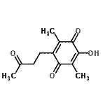 CAS#: 502182-46-9， 2-Hydroxy-3,6-Dimethyl-5-(3-Oxobutyl)-1,4-Benzoquinone