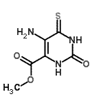 CAS#: 502184-50-1， Methyl 5-Amino-2-Oxo-6-Thioxo-1,2,3,6-Tetrahydro-4-Pyrimidinecarboxylate