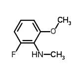 CAS#: 502435-19-0， 2-Fluoro-6-Methoxy-N-Methylaniline