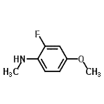 CAS#: 502435-30-5， 2-Fluoro-4-Methoxy-N-Methylaniline
