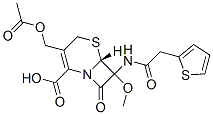 CAS#: 50268-65-0， (6R)-3-(Acetoxymethyl)-7-Methoxy-8-Oxo-7-(2-Thienylacetamido)-5-Thia-1-Azabicyclo[4.2.0]Oct-2-Ene-2-Carboxylic Acid