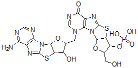 CAS#: 50271-86-8， 8,2'-S-Cycloinosinyl-(3',5')-8,2'-S-cycloadenosine
